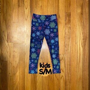 Rainbow Snowflake Kids S Leggings 2-5